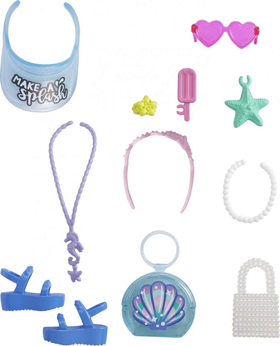 Barbie Tienerpop-accessoires Schelptas Junior 11-delig