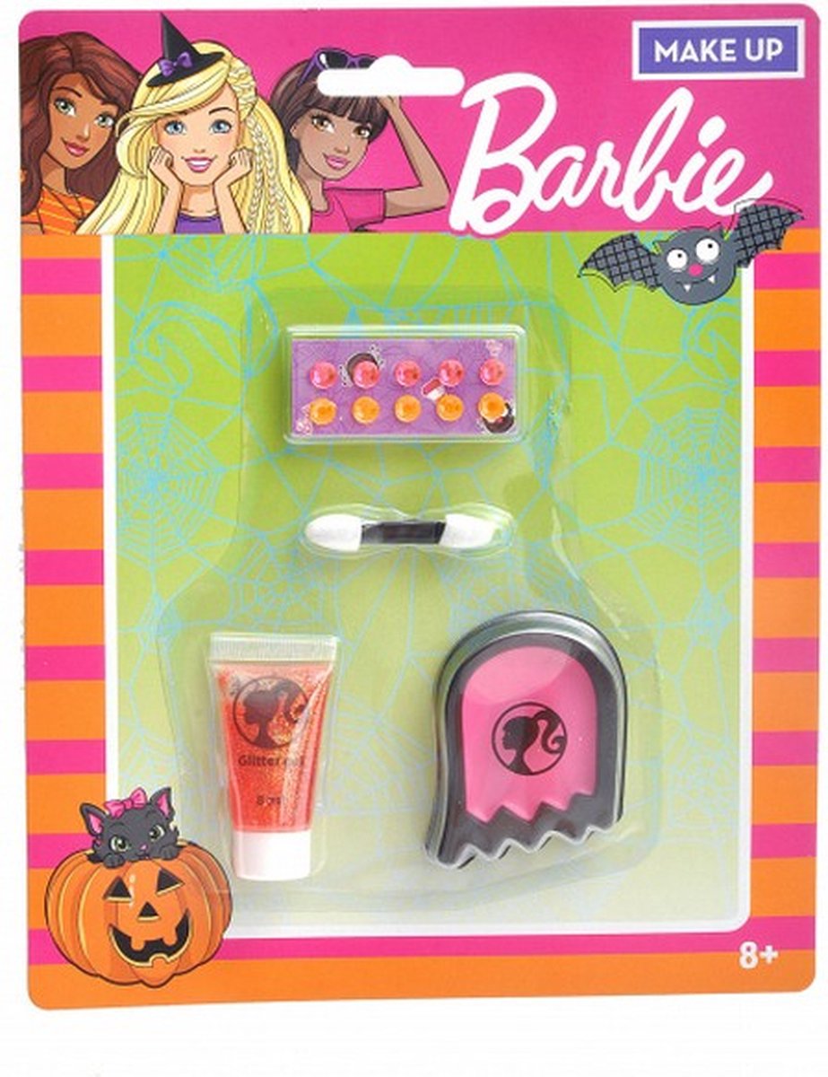 make-up set Spooky Halloween meisjes 15 cm karton roze