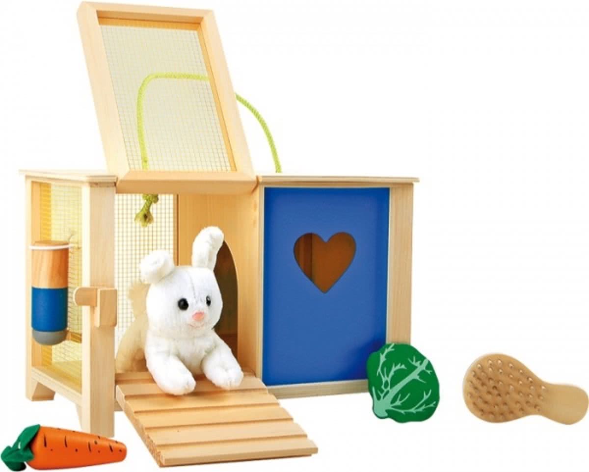 Base Toys Houten Konijnenhok