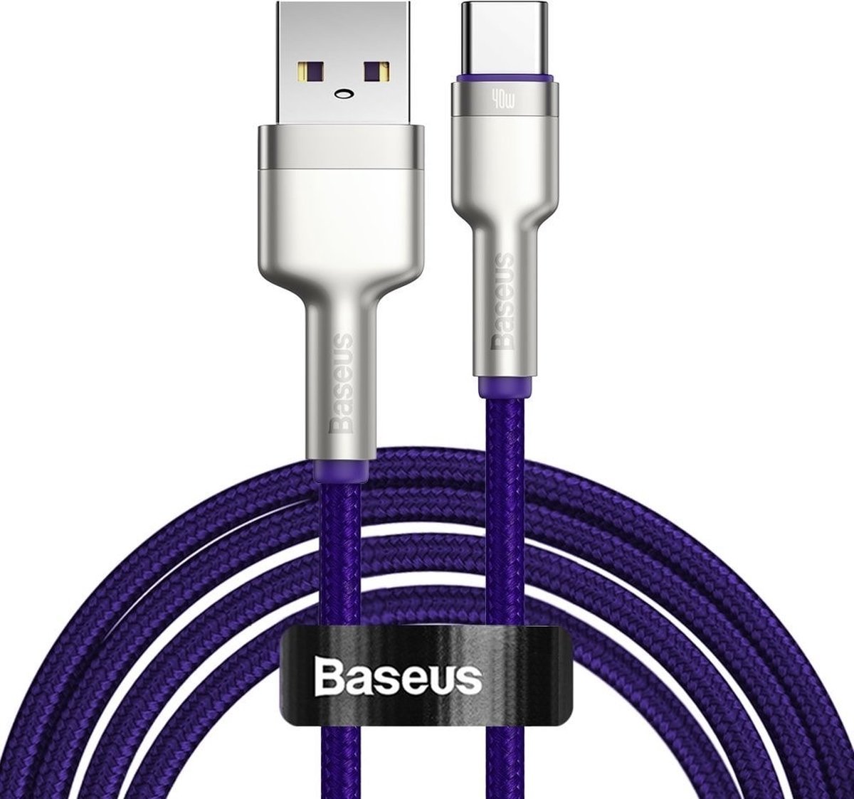 Baseus Metal Data SuperCharge Kabel USB Naar USB-C  - 40W - 2 Meter