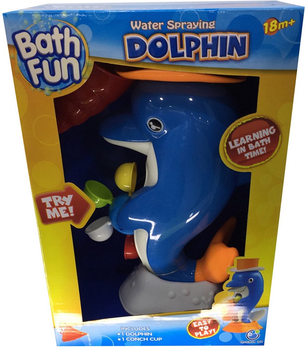 Bath Fun Bad-Speeltje Dolfijn met Waterrad