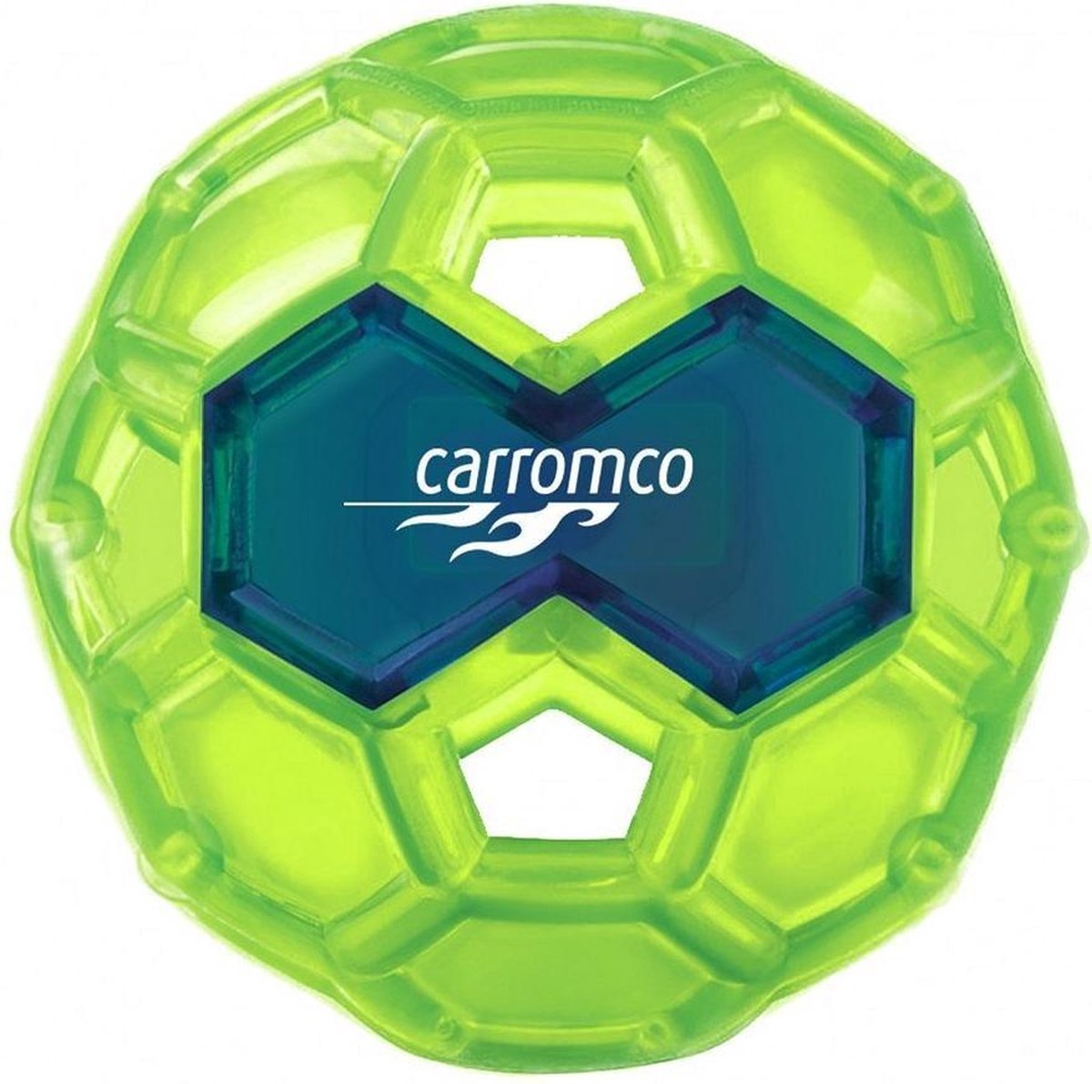 Carromco Lichtgevende Voetbal 12 cm