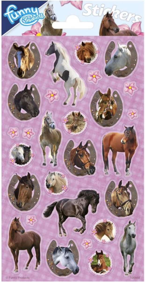 Funny Products Paarden Stickers