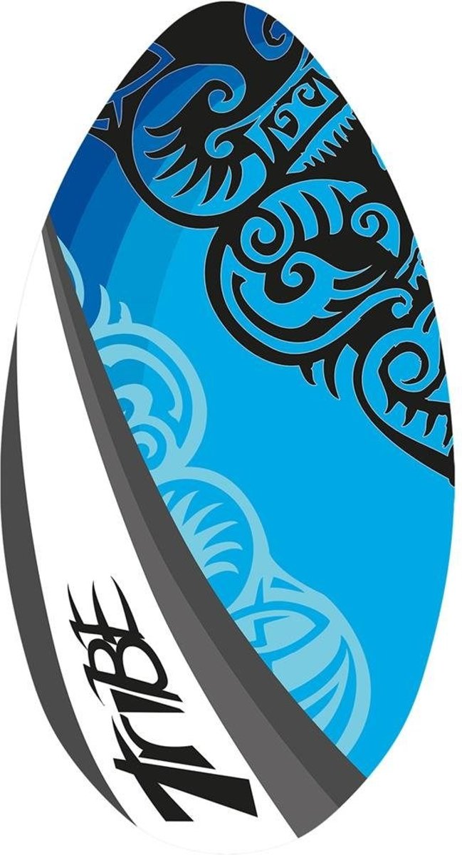 Houten Skimboard met Blauwe Tribe Print 94 cm