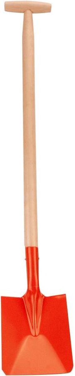 Metalen Schep met Houten Steel 75 cm Assorti