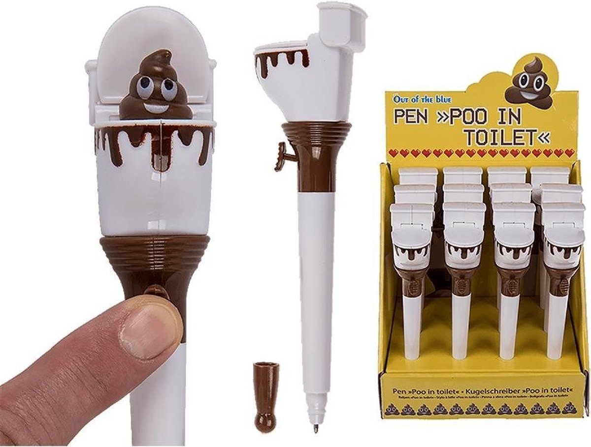 Poo in Toilet Pen 18,5 cm