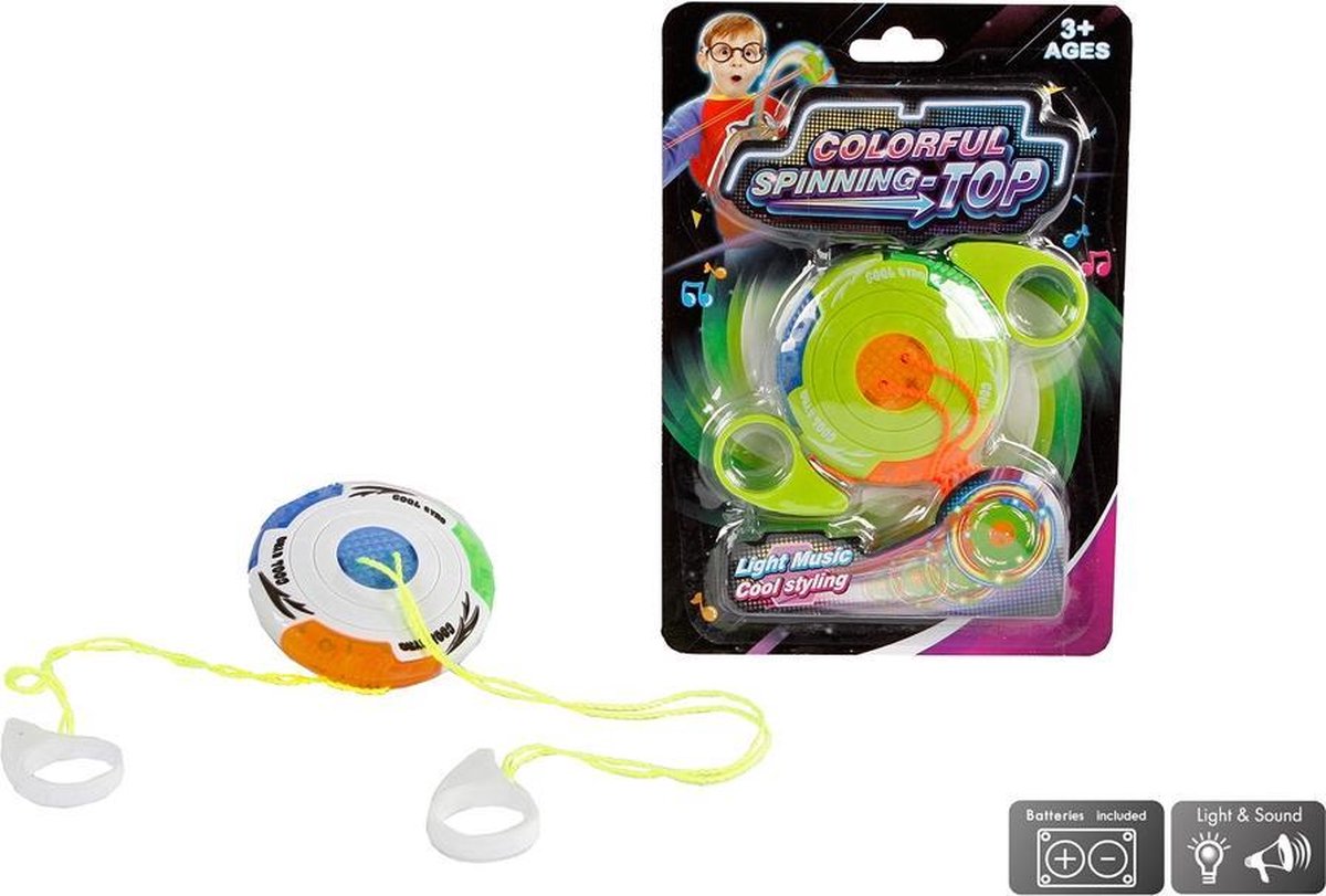 Spinning Top Jojo met Licht en Geluid