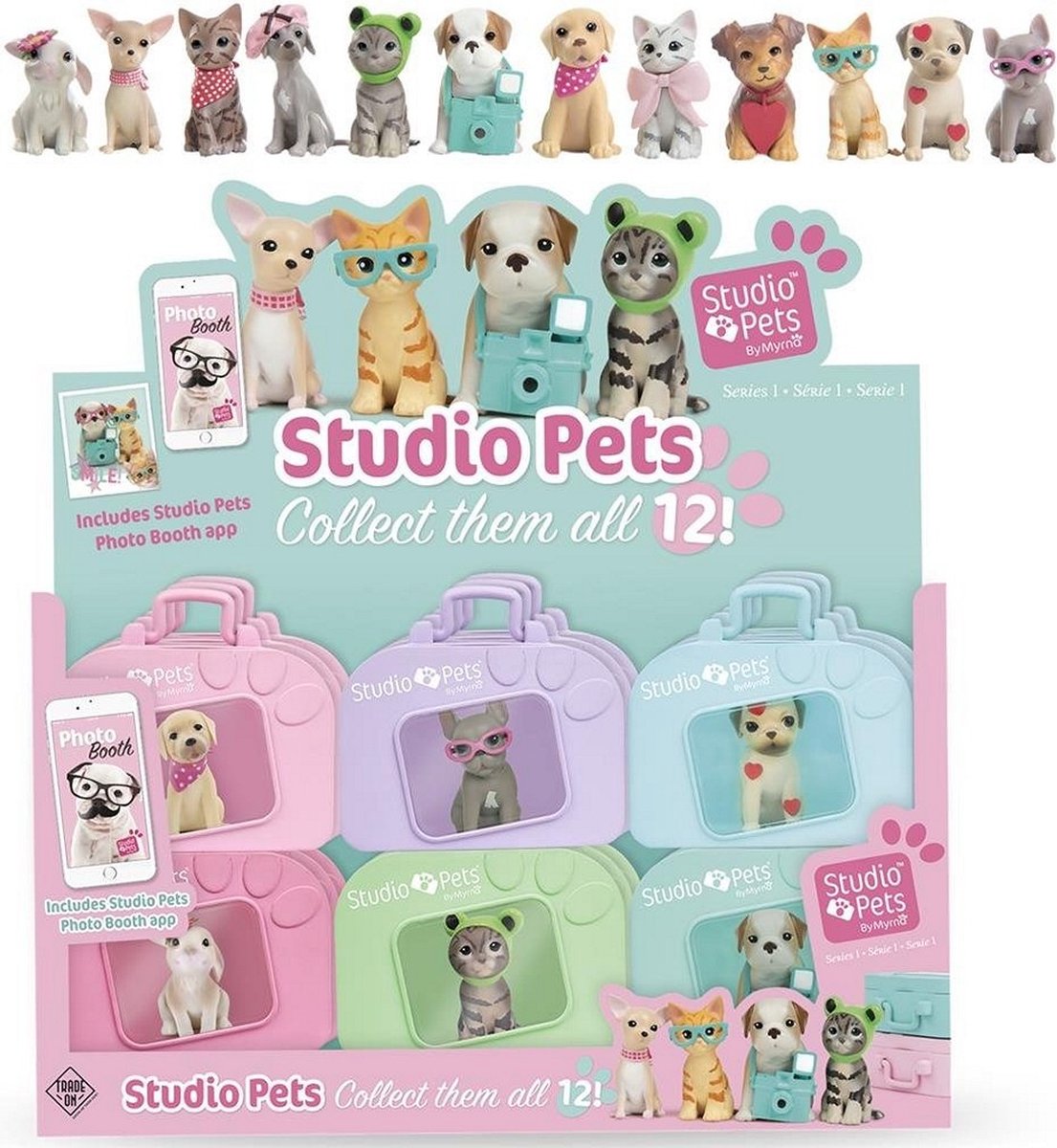 Studio Pets in Mini Koffer Assorti