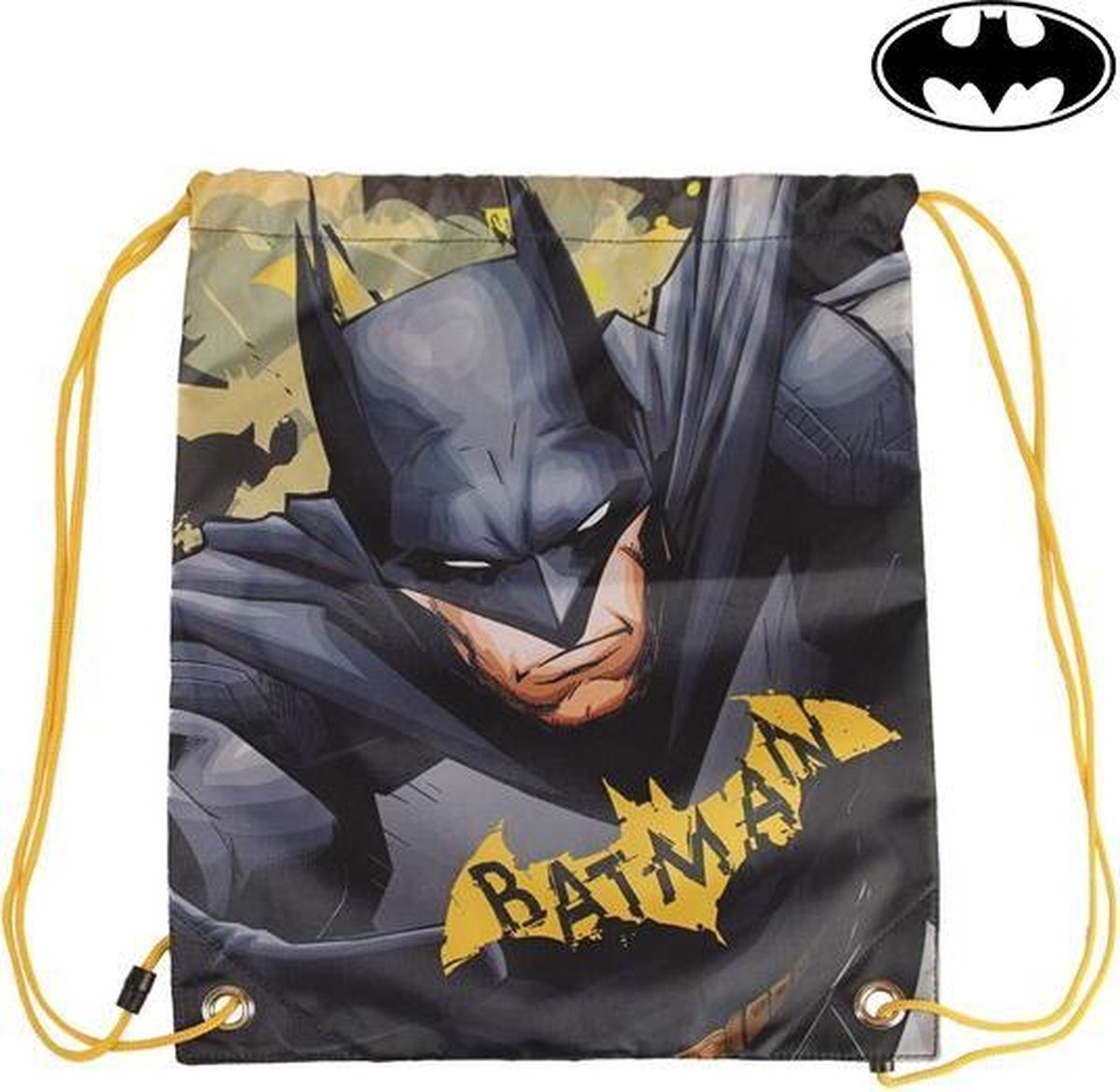 Batman Rugtas met Touwtjes (31 x 38 cm)