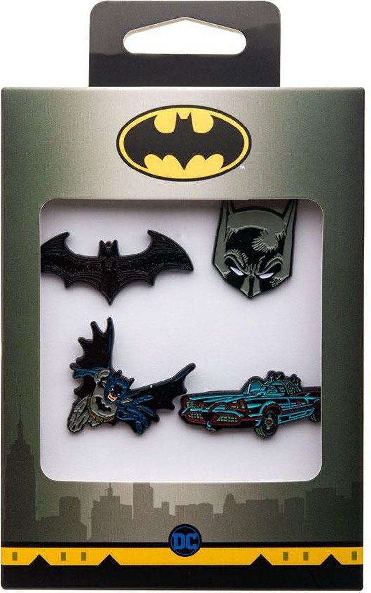 DC Comics Collectors Pins 4-Pack Batman