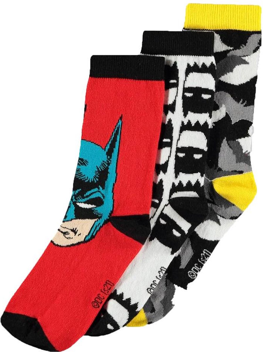 DC Comics Socks 3-Pack Batman 39-42