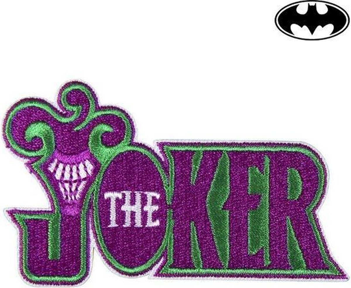 Patch Joker Batman Polyester Paars