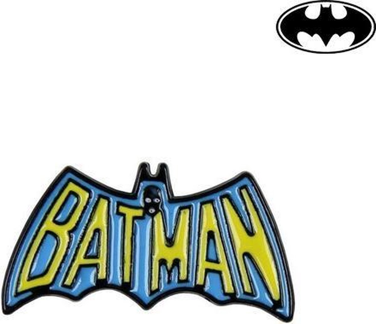 Pin Batman Metaal Geel Blauw