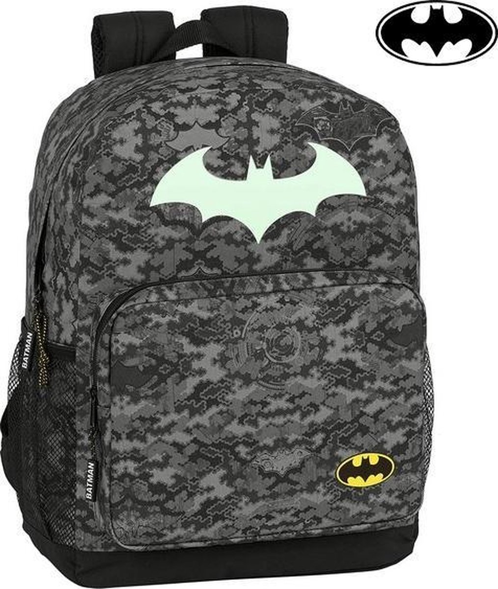 Schoolrugzak Batman Night Zwart Grijs