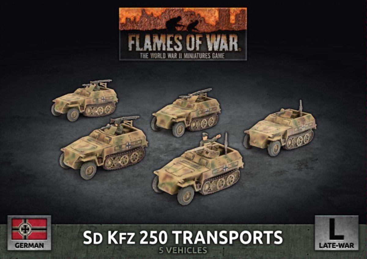 Flames of War: Sd Kfz 250 Transports