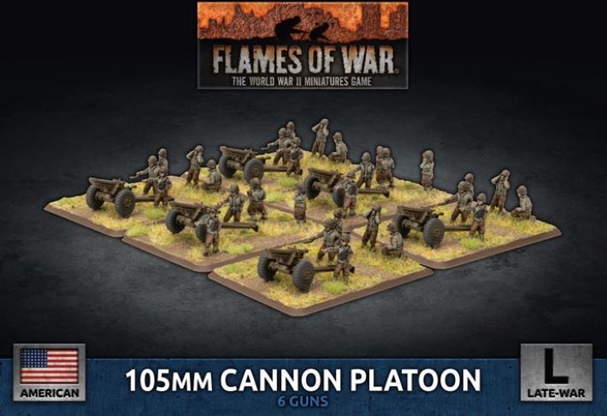 Flames of War: 105mm Cannon platoon