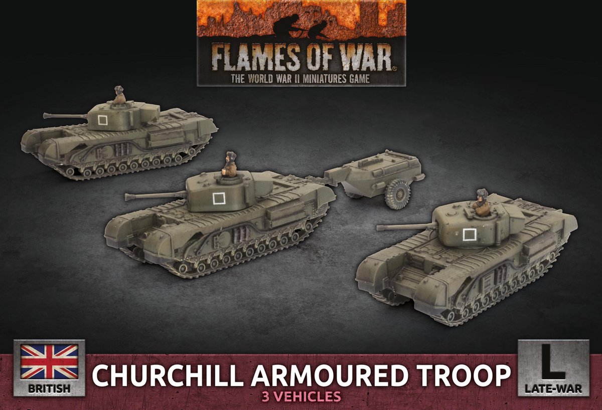 Flames of War: Churchill Armoured Troop