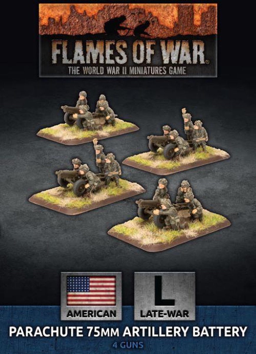 Flames of War: Parachute 75mm Artillery Battery