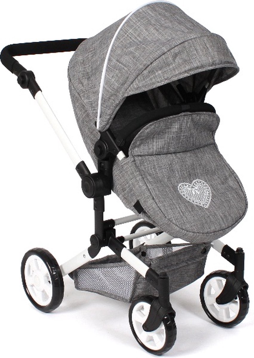 Bayer Chic 2000 - Combi Poppenwagen Linus - Grey Jeans