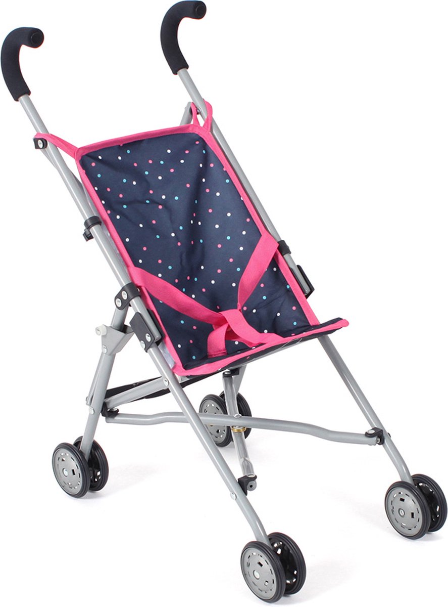   - Mini-Poppenbuggy Roma - Confetti Pink