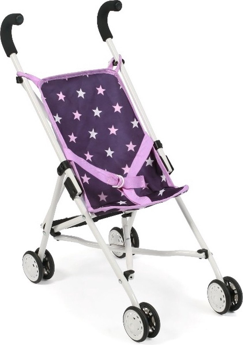 Bayer Chic 2000 - Mini-Poppenbuggy Roma - Stars Lila