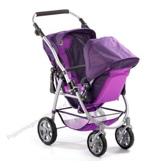 Tweeling Tandem Poppenwagen Buggy Vario Prume