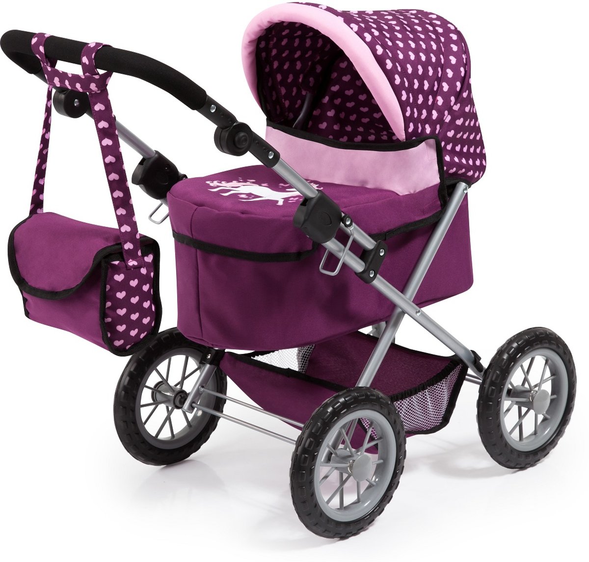   - Poppenwagen Trendy paars/roze