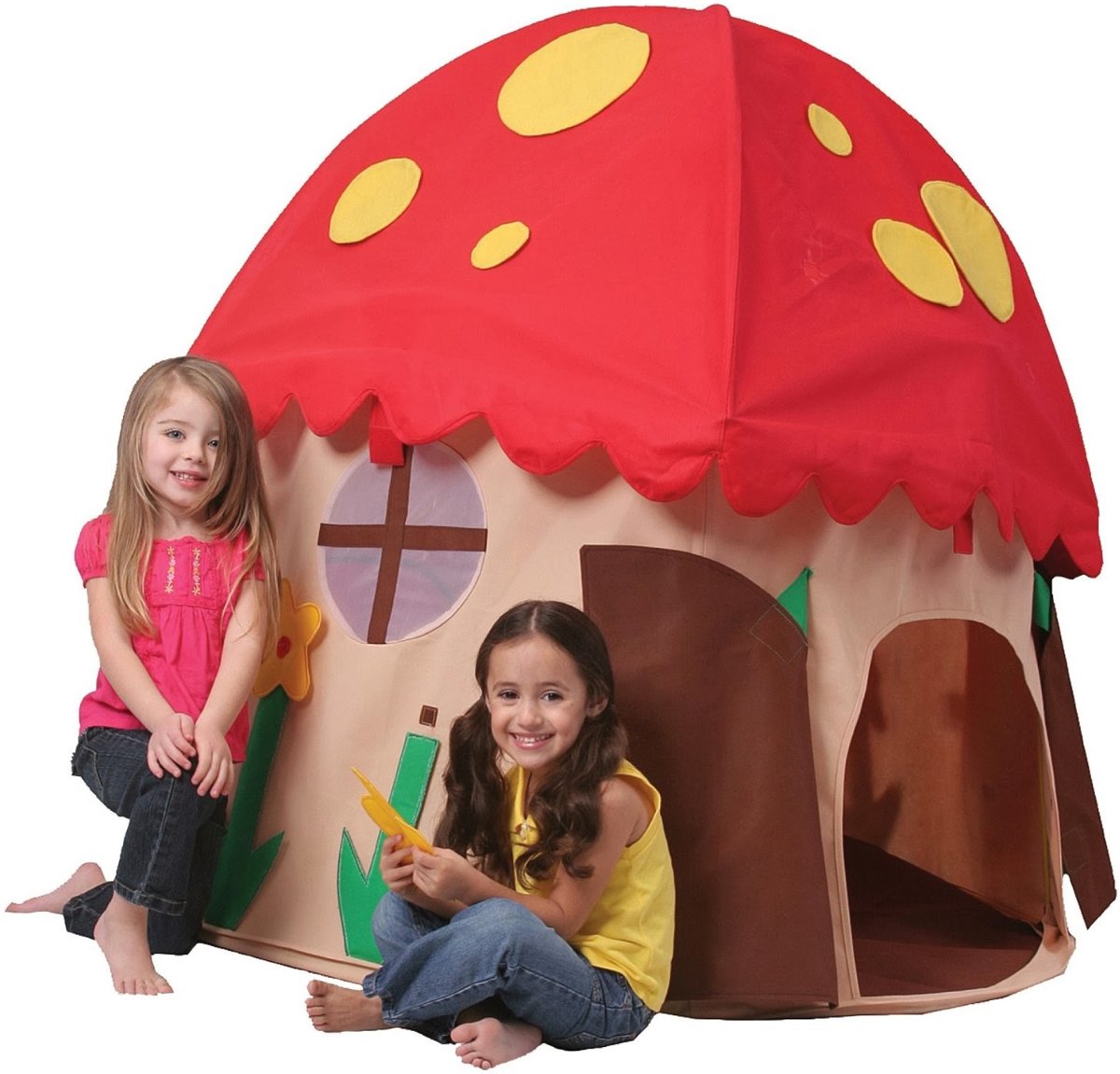 Bazoongi Kids Speeltent Paddenstoel 97 X 97 X 97 Cm Bruin/rood