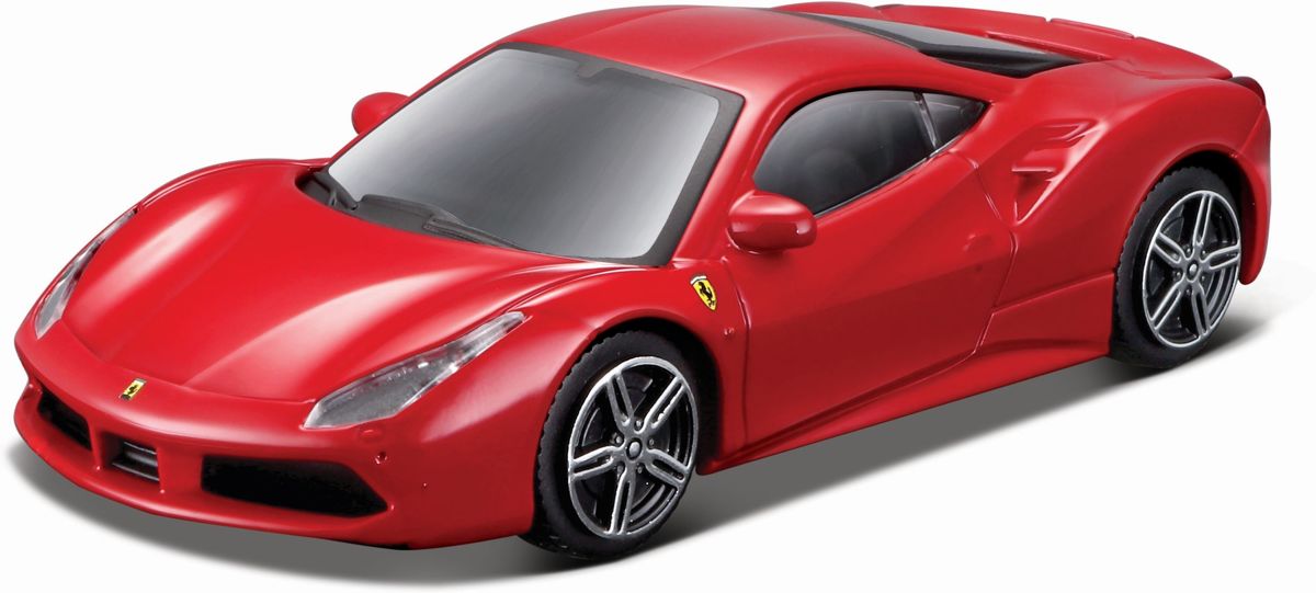 Auto Bburago Ferrari 488 GTB schaal 1:43