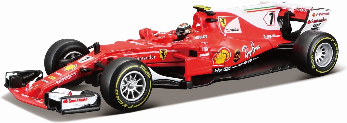 Auto F1 Bburago Kimi Raikkonen SF70H schaal 1:43