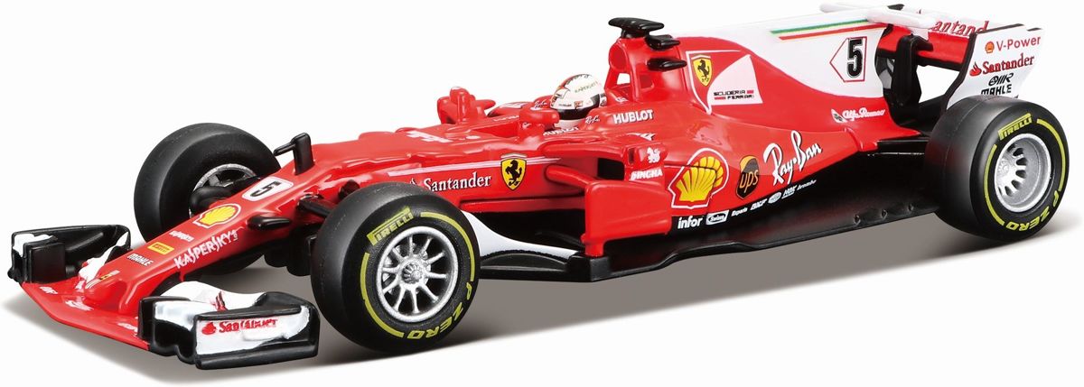 Auto F1 Bburago Sebastian Vettel SF70H schaal 1:43