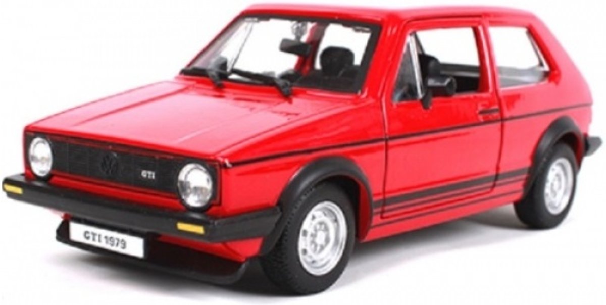 Bburago 18-21089 1:24 Volkswagen Golf Mk1 Gti 1979 Red