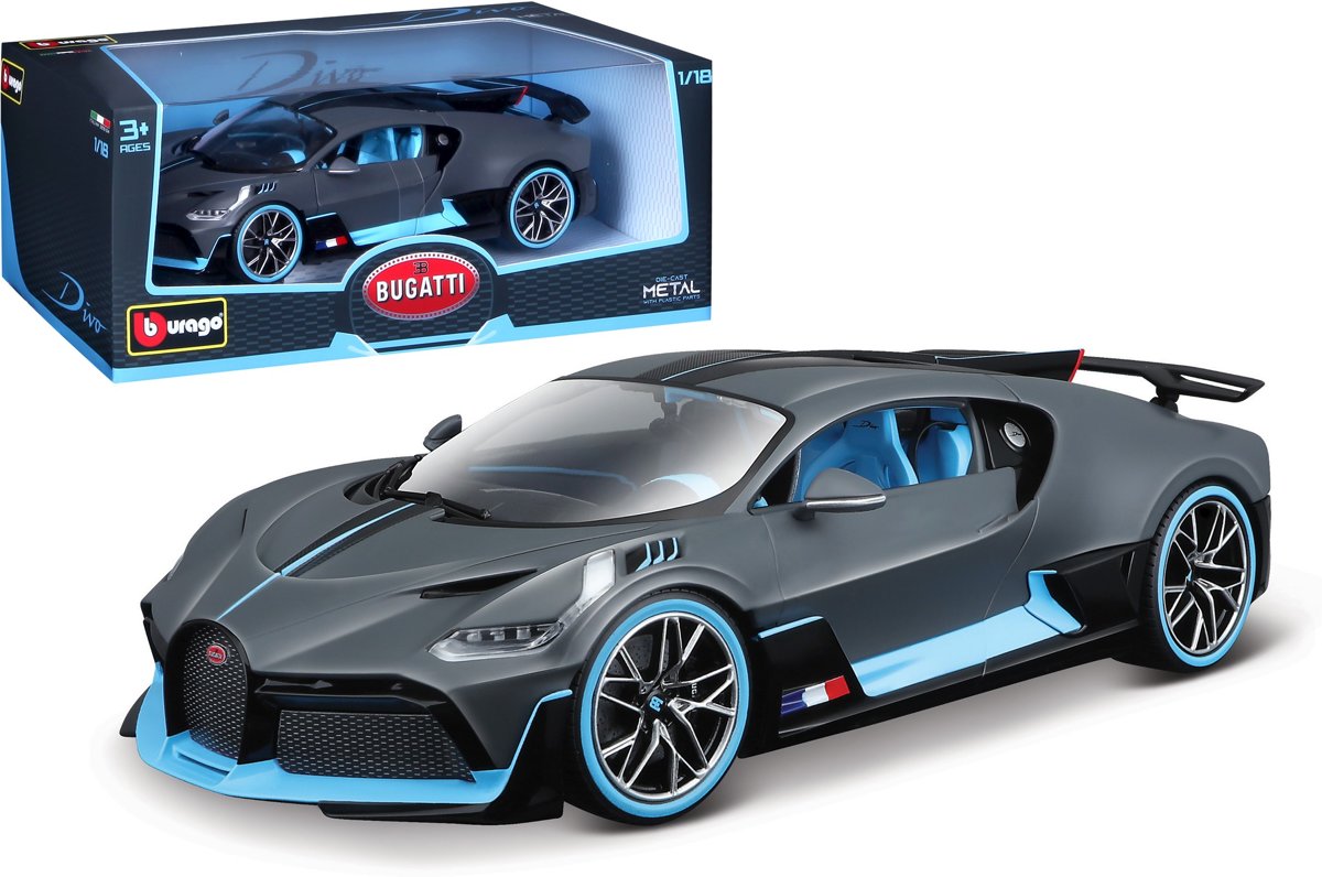 Bburago Bugatti Divo 1:18 zwart