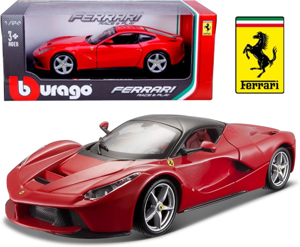 Bburago Ferrari La Ferrari 1:24 rood/zwart