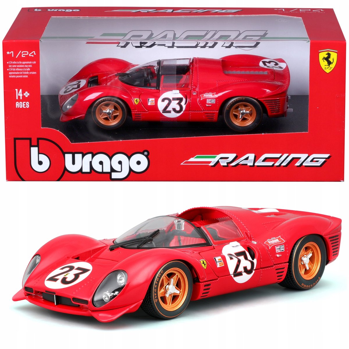   Ferrari Race 330 P4 Daytona 67 1:24 Auto