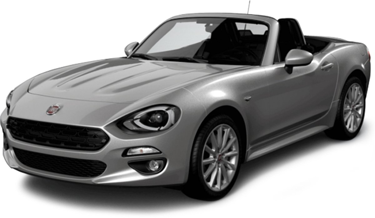 Bburago Fiat 124 Spider  1:24 grijs