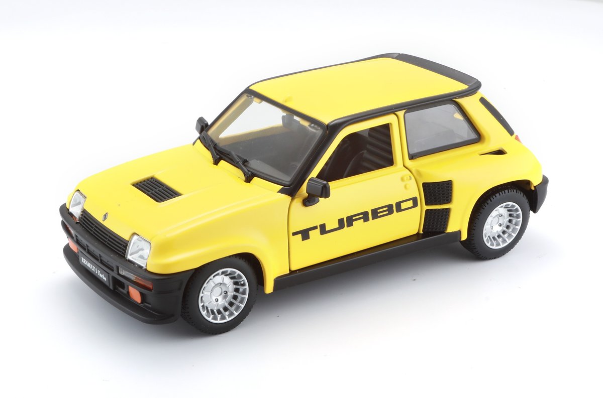 Bburago  Renault 5 TURBO 1982 1:24 geel/zwart