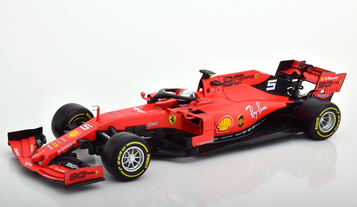 Ferrari SF90 Race Version 2019 S.Vettel 1-18 Burago Race Series