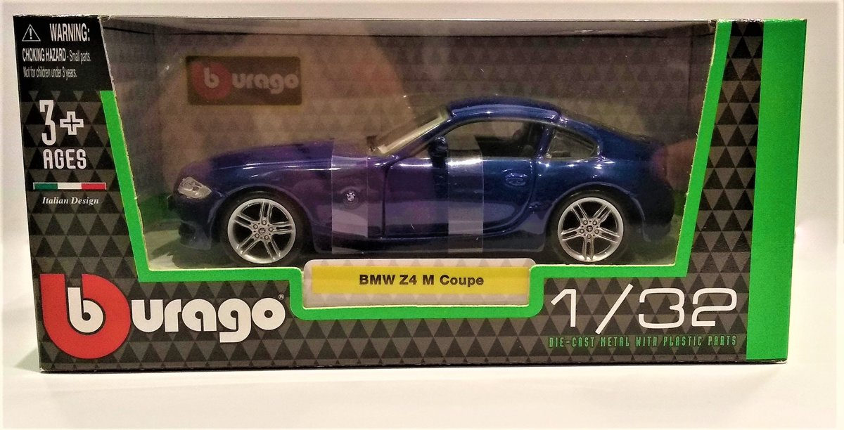 Modelauto - Burago BMW Z4 M Coupe - Schaal 1:32cm