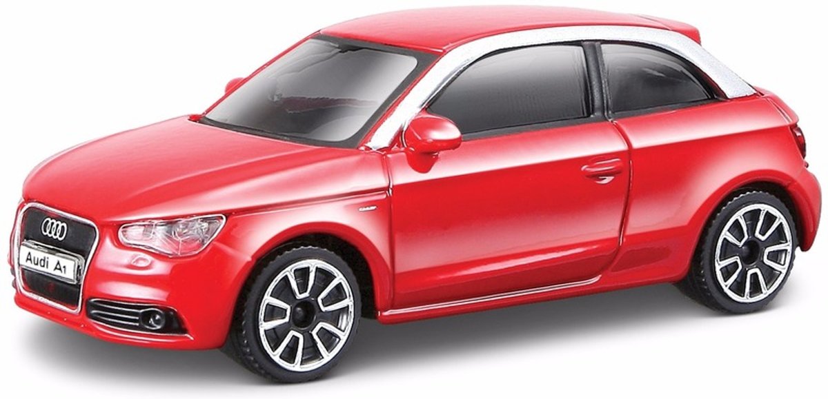 Modelauto Audi A1 rood 2010 1:43 - speelgoed auto schaalmodel