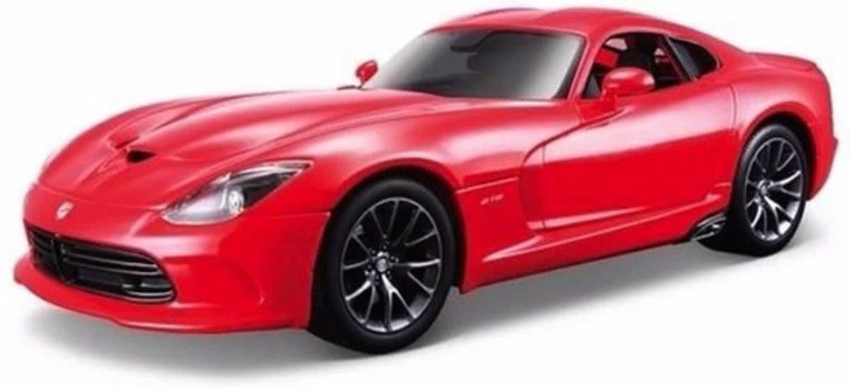 Modelauto Dodge Viper GTS 1:32 - rood - metaal / kunststof