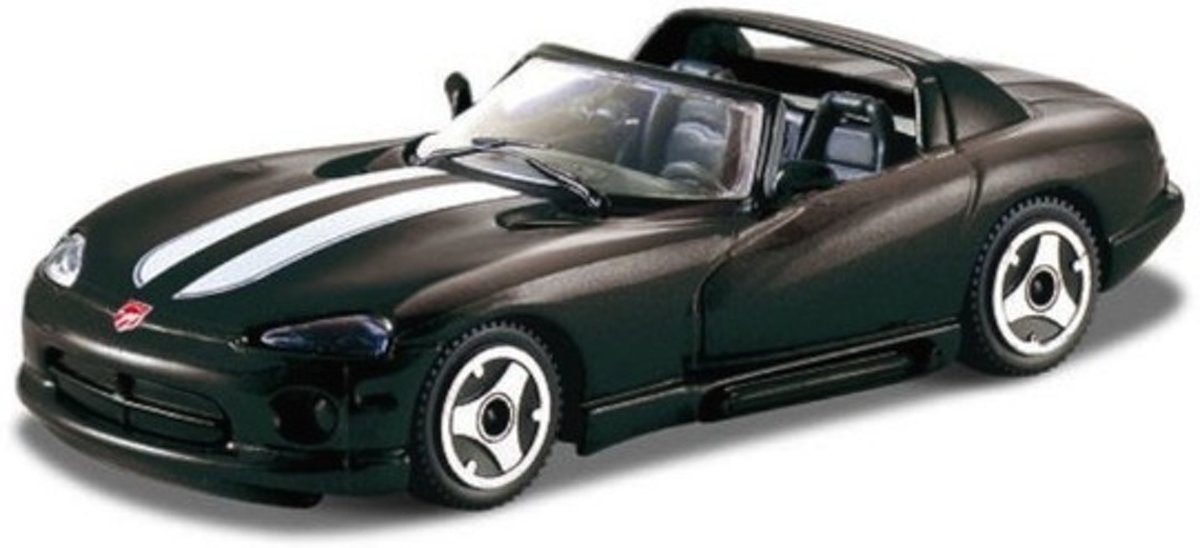 Modelauto Dodge Viper SRT-10 2008 zwart 1:43 - speelgoed auto schaalmodel