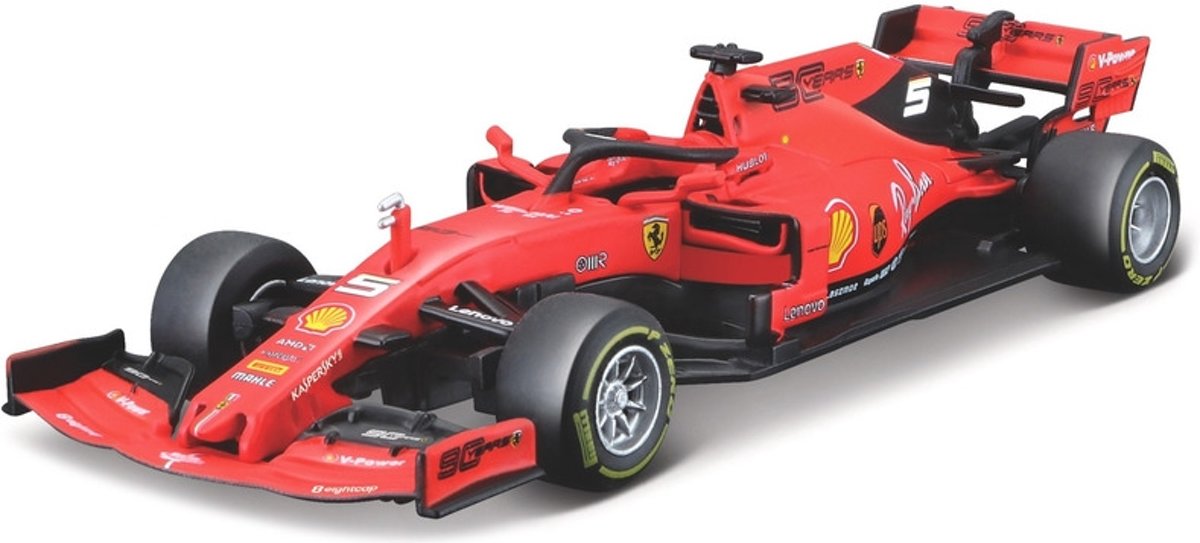 Modelauto Ferrari Scuderia F1 Sebastian Vettel 1:43 - Formule 1 race speelgoed auto schaalmodel