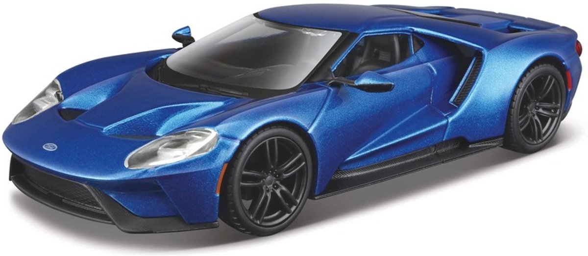 Modelauto Ford GT 2017 blauw 1:32 - speelgoed auto schaalmodel