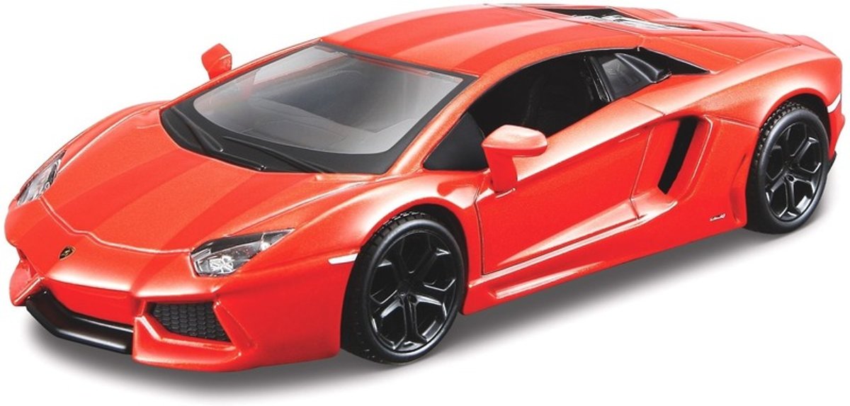 Modelauto Lamborghini Aventador oranje 1:32 - speelgoed auto schaalmodel