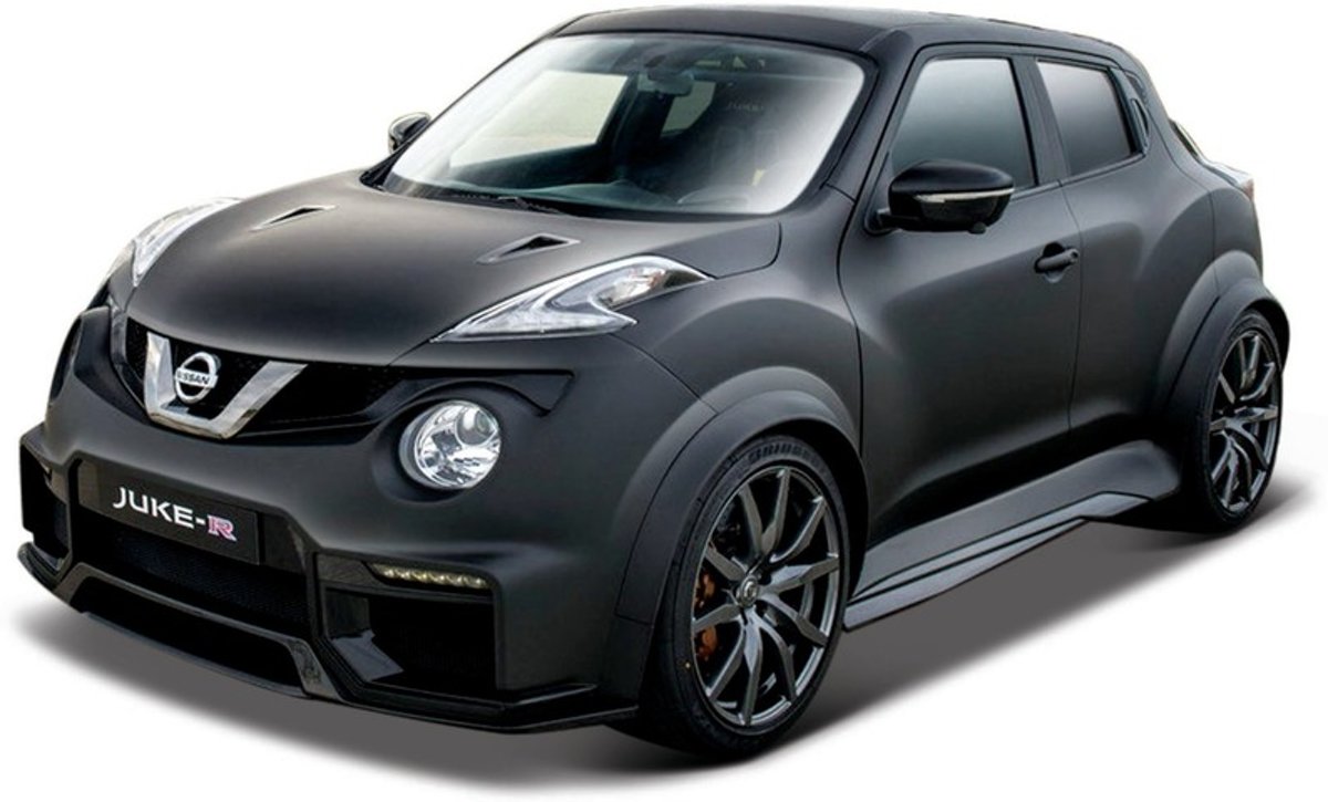 Modelauto Nissan Juke matzwart 1:43 - speelgoed auto schaalmodel