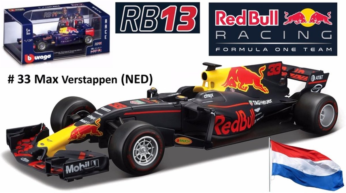 Modelauto RB13 Max Verstappen 1:32