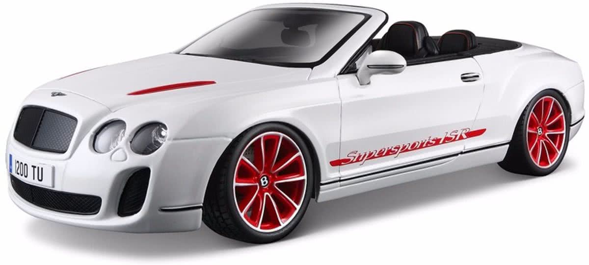 Modelauto zwarte Bentley Continental Supersports cabrio