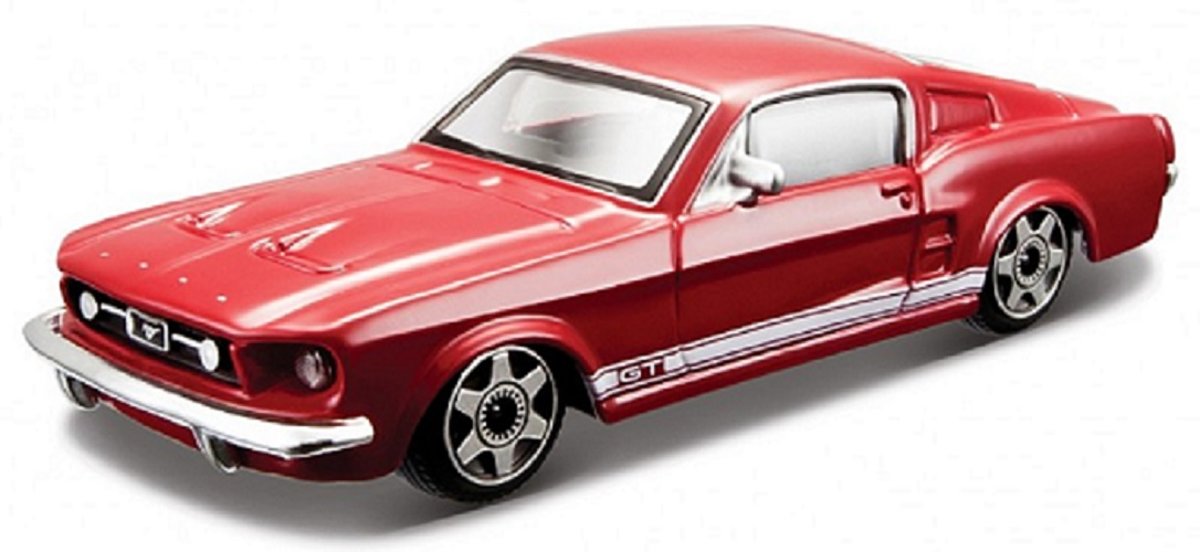 modelauto - ford mustang GT - rood - 1:43 - bburago