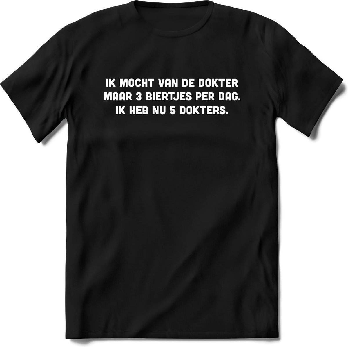 3 biertjes per dag T-Shirt Heren / Dames - Perfect bier Cadeau Shirt - bierpakket spreuken drank teksten en grappige zinnen